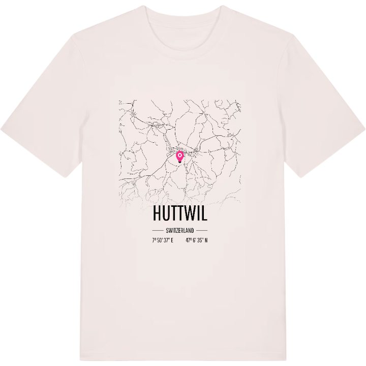 Huttwil karta t-shirt – t-shirt från PinShirt
