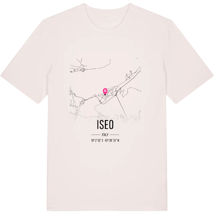 Iseo karta t-shirt – t-shirt från PinShirt