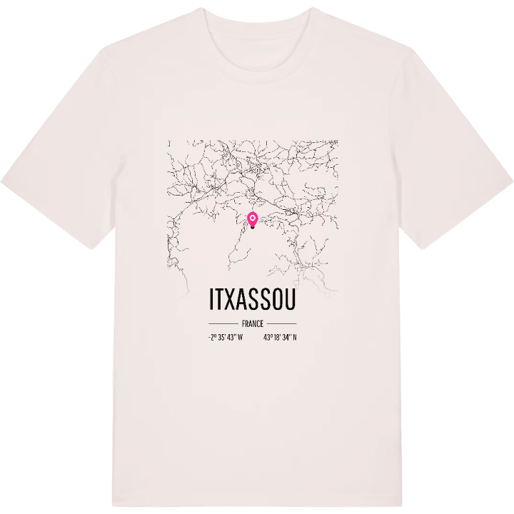 Itxassou karta t-shirt – t-shirt från PinShirt