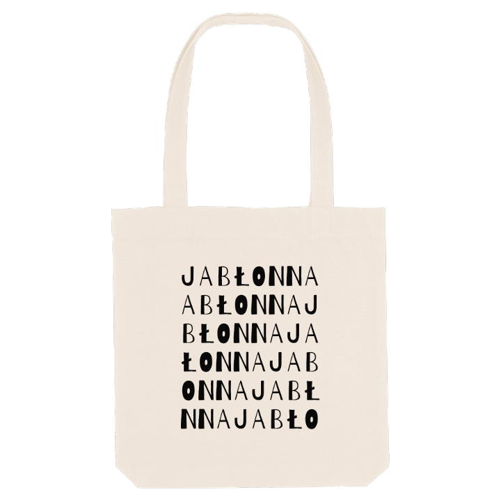 Jabłonna ordlek tygkasse – tygkasse från PinShirt