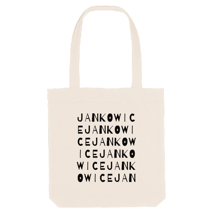 Jankowice ordlek tygkasse – tygkasse från PinShirt