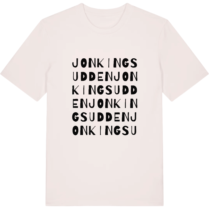 Jonkingsudden ordlek t-shirt – t-shirt från PinShirt