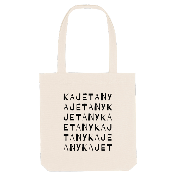 Kajetany ordlek tygkasse – tygkasse från PinShirt