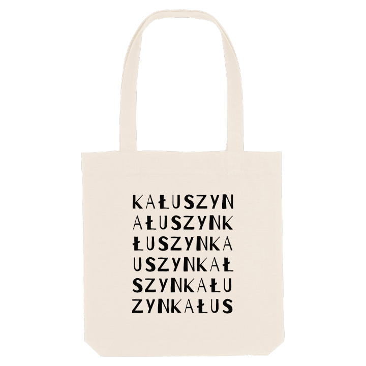 Kałuszyn ordlek tygkasse – tygkasse från PinShirt