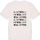Kampos ordlek t-shirt