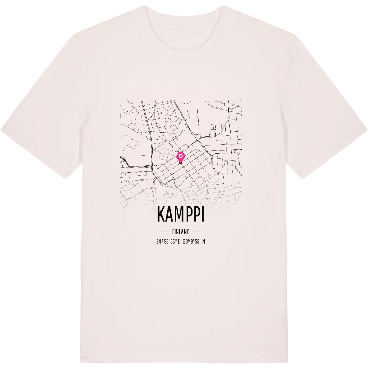 Kamppi karta t-shirt – t-shirt från PinShirt