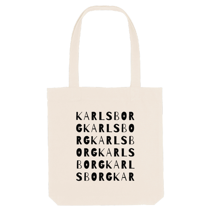 Karlsborg ordlek tygkasse – tygkasse från PinShirt