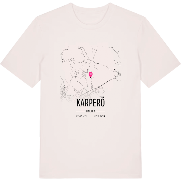 Karperö karta t-shirt – t-shirt från PinShirt
