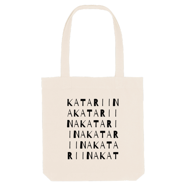 Katariina ordlek tygkasse – tygkasse från PinShirt
