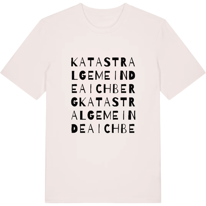 Katastralgemeinde Aichberg ordlek t-shirt – t-shirt från PinShirt
