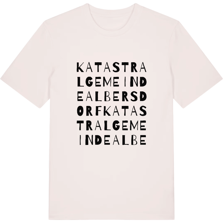 Katastralgemeinde Albersdorf ordlek t-shirt – t-shirt från PinShirt