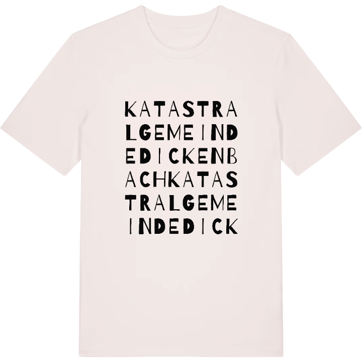 Katastralgemeinde Dickenbach ordlek t-shirt – t-shirt från PinShirt