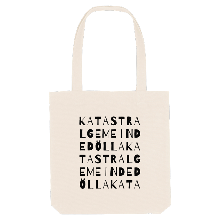 Katastralgemeinde Dölla ordlek tygkasse – tygkasse från PinShirt