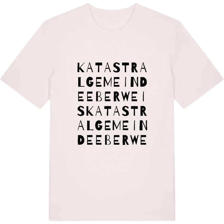 Katastralgemeinde Eberweis ordlek t-shirt – t-shirt från PinShirt
