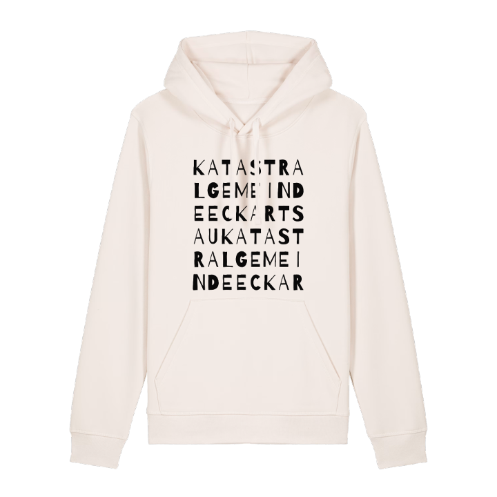 Katastralgemeinde Eckartsau ordlek hoodie – hoodie från PinShirt