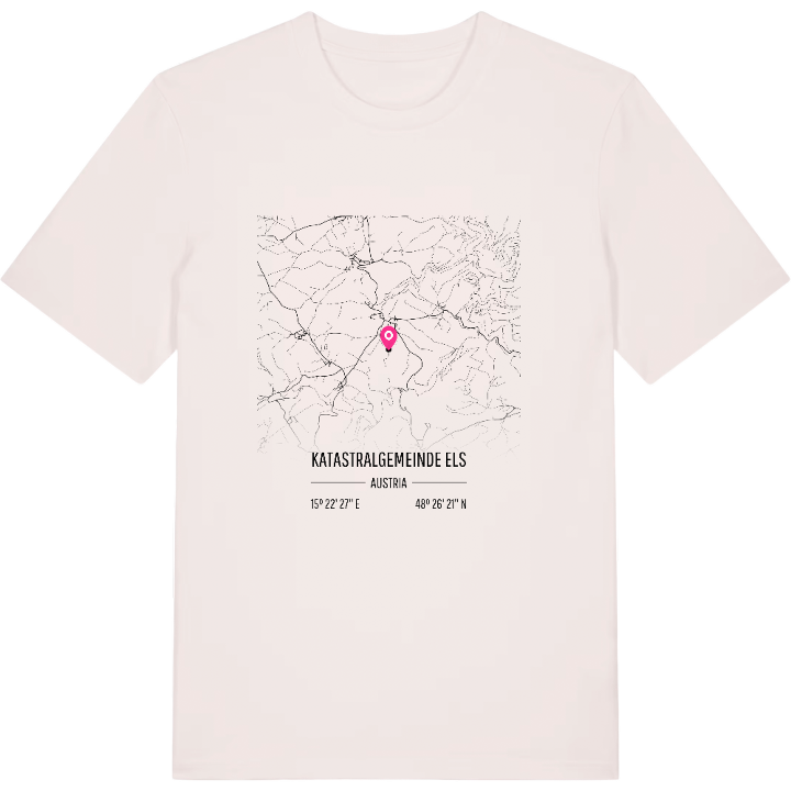 Katastralgemeinde Els karta t-shirt – t-shirt från PinShirt