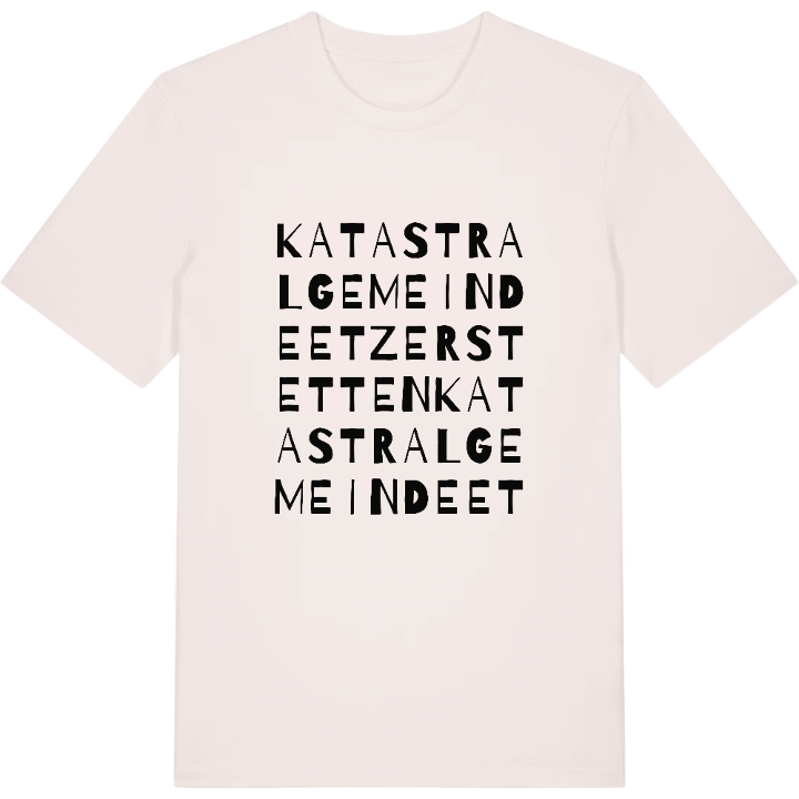 Katastralgemeinde Etzerstetten ordlek t-shirt – t-shirt från PinShirt