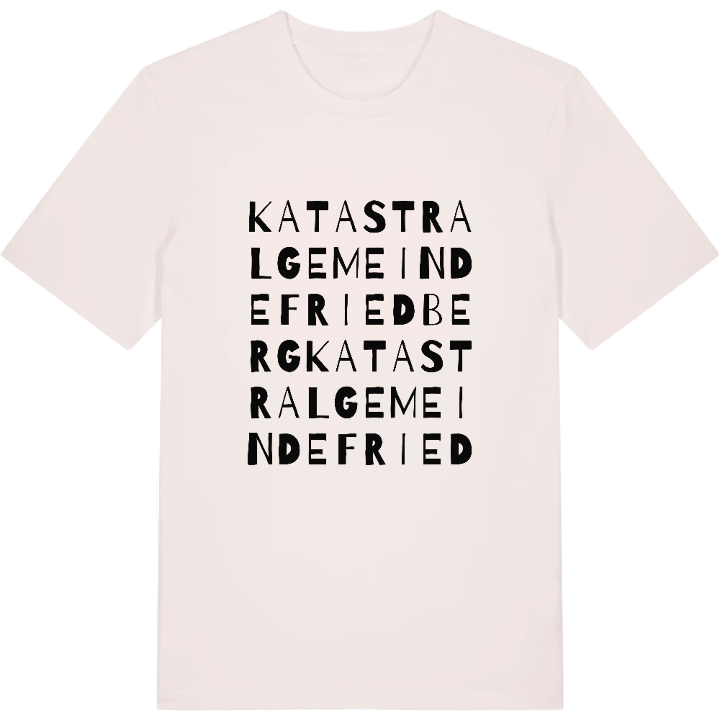 Katastralgemeinde Friedberg ordlek t-shirt – t-shirt från PinShirt