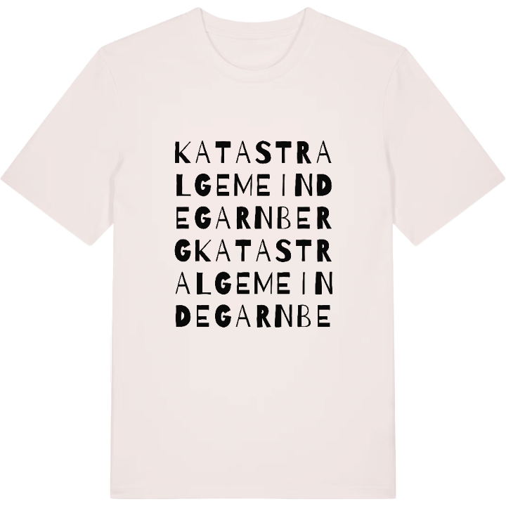 Katastralgemeinde Garnberg ordlek t-shirt – t-shirt från PinShirt