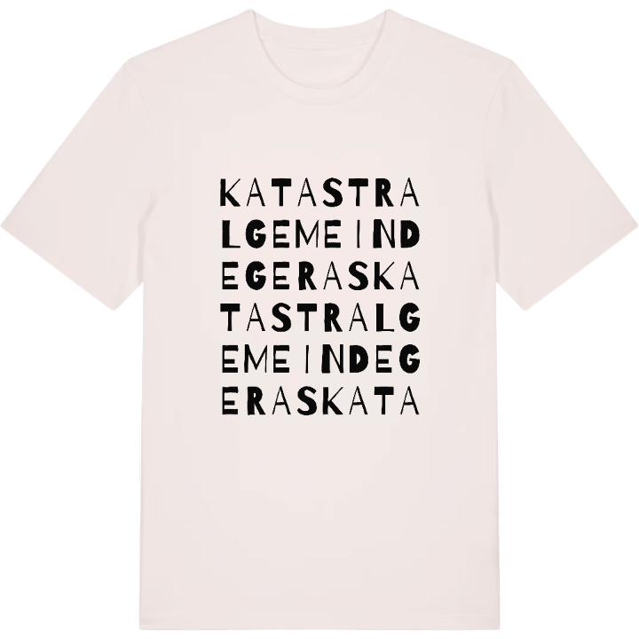 Katastralgemeinde Geras ordlek t-shirt – t-shirt från PinShirt
