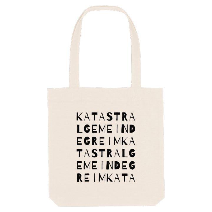 Katastralgemeinde Greim ordlek tygkasse – tygkasse från PinShirt