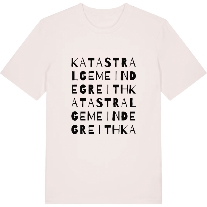Katastralgemeinde Greith ordlek t-shirt – t-shirt från PinShirt