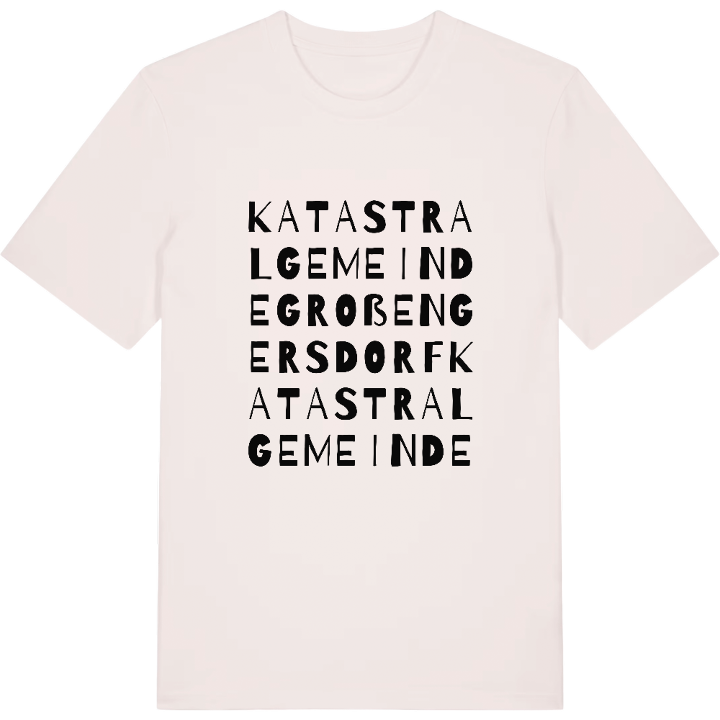 Katastralgemeinde Großengersdorf ordlek t-shirt – t-shirt från PinShirt