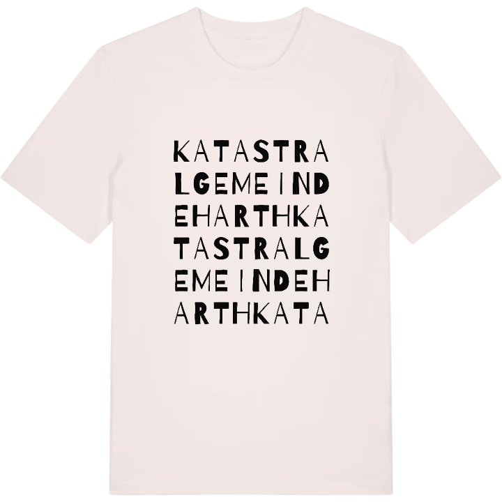 Katastralgemeinde Harth ordlek t-shirt – t-shirt från PinShirt