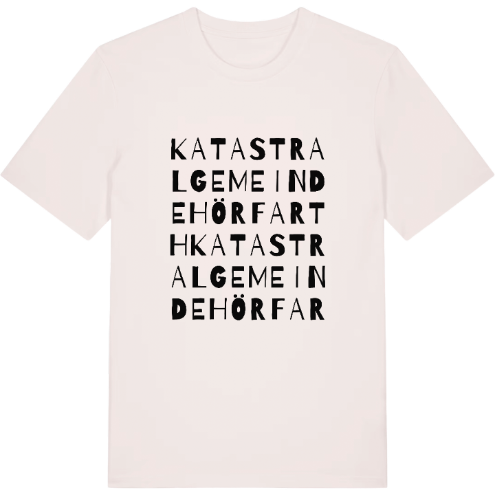 Katastralgemeinde Hörfarth ordlek t-shirt – t-shirt från PinShirt