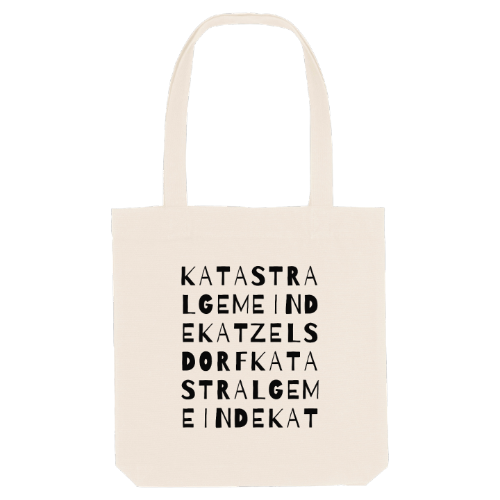 Katastralgemeinde Katzelsdorf ordlek tygkasse – tygkasse från PinShirt