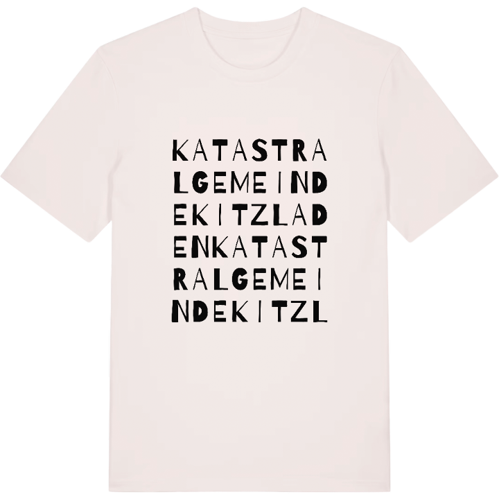 Katastralgemeinde Kitzladen ordlek t-shirt – t-shirt från PinShirt