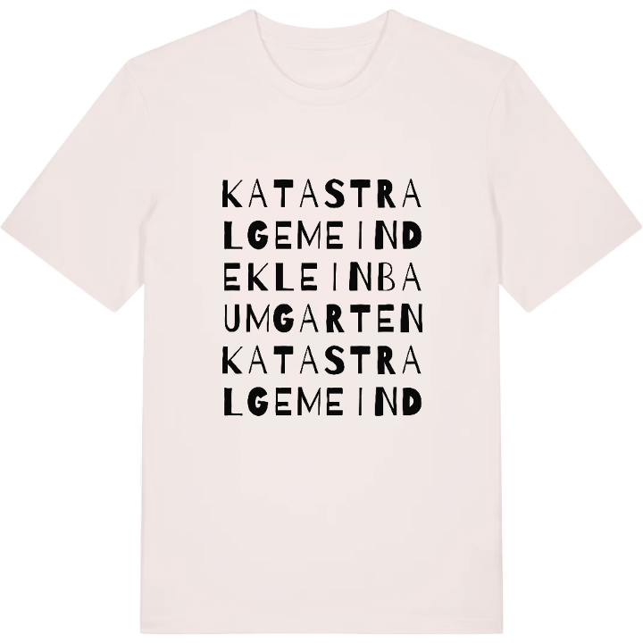 Katastralgemeinde Kleinbaumgarten ordlek t-shirt – t-shirt från PinShirt