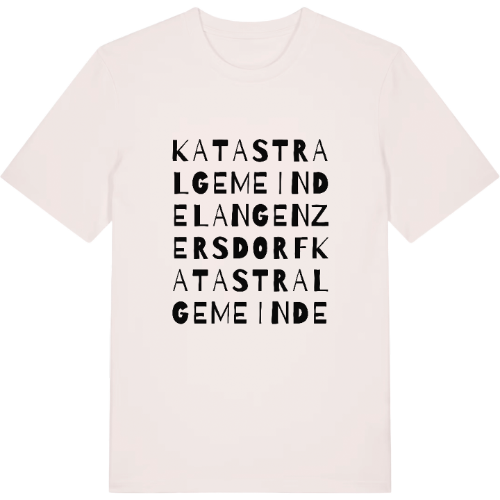 Katastralgemeinde Langenzersdorf ordlek t-shirt – t-shirt från PinShirt