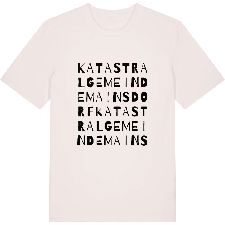 Katastralgemeinde Mainsdorf ordlek t-shirt – t-shirt från PinShirt