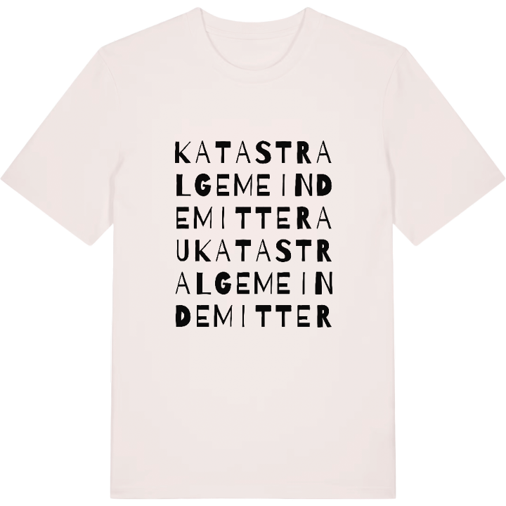 Katastralgemeinde Mitterau ordlek t-shirt – t-shirt från PinShirt
