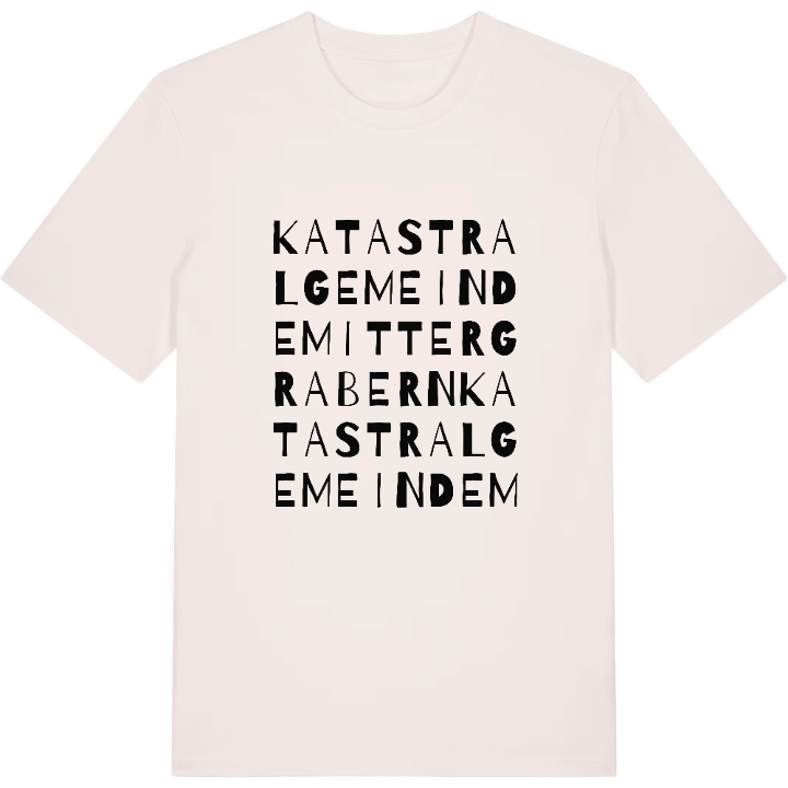 Katastralgemeinde Mittergrabern ordlek t-shirt – t-shirt från PinShirt