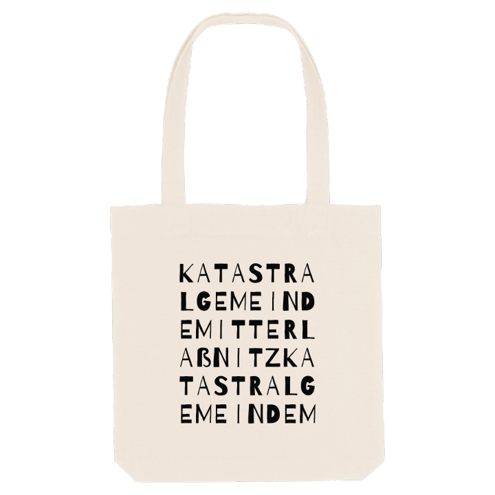 Katastralgemeinde Mitterlaßnitz ordlek tygkasse – tygkasse från PinShirt