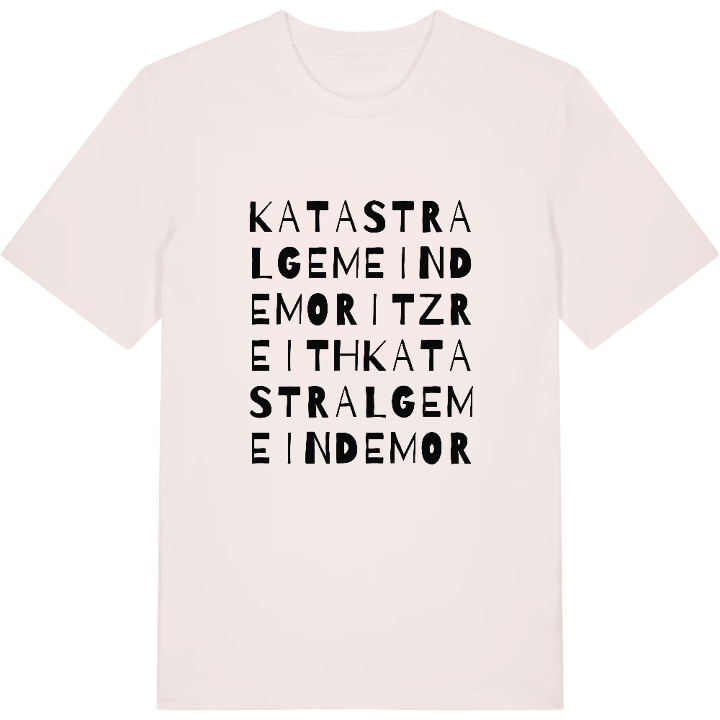 Katastralgemeinde Moritzreith ordlek t-shirt – t-shirt från PinShirt