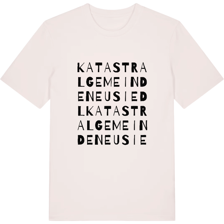 Katastralgemeinde Neusiedl ordlek t-shirt – t-shirt från PinShirt