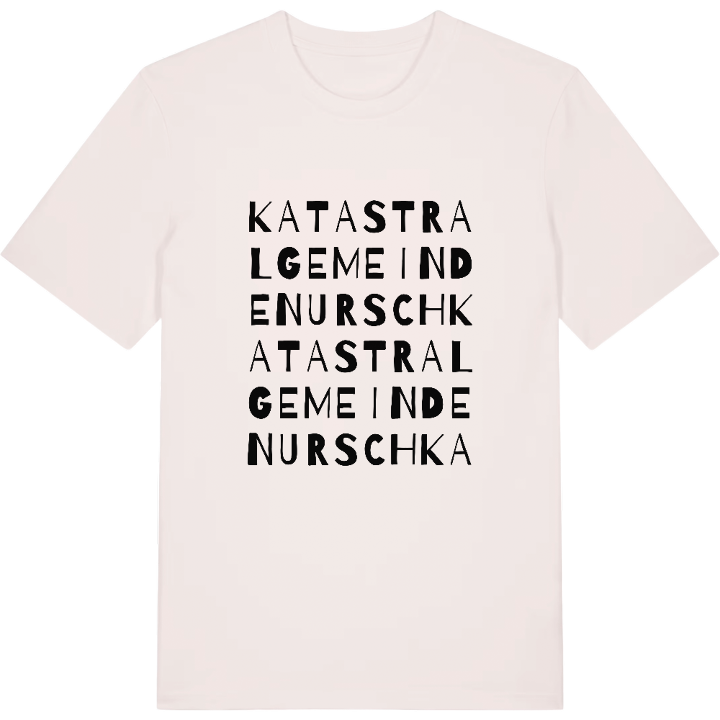 Katastralgemeinde Nursch ordlek t-shirt – t-shirt från PinShirt