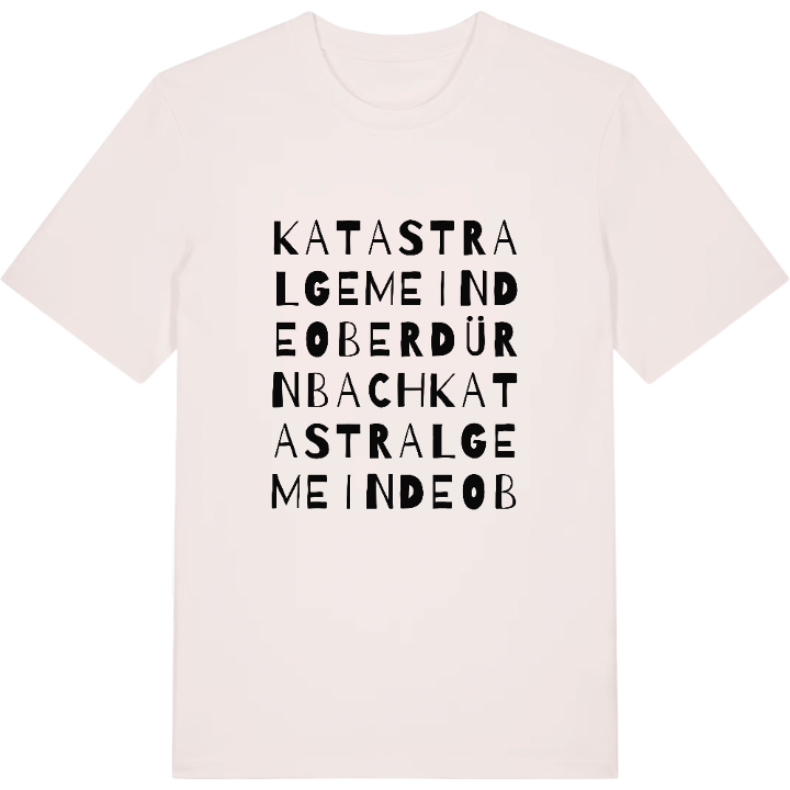 Katastralgemeinde Oberdürnbach ordlek t-shirt – t-shirt från PinShirt