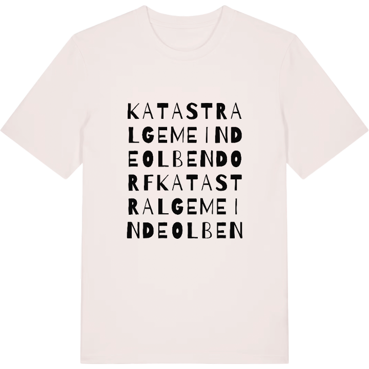 Katastralgemeinde Olbendorf ordlek t-shirt – t-shirt från PinShirt