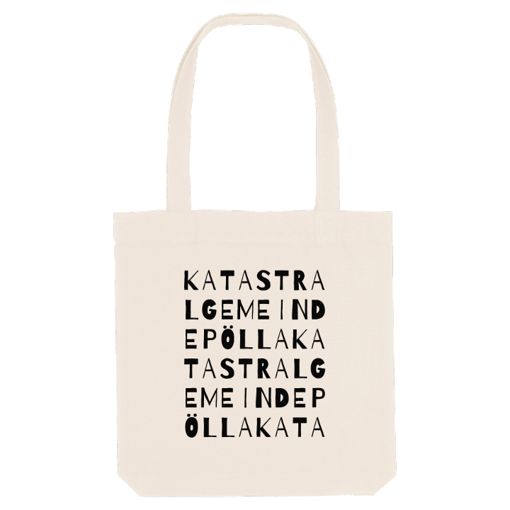 Katastralgemeinde Pölla ordlek tygkasse – tygkasse från PinShirt