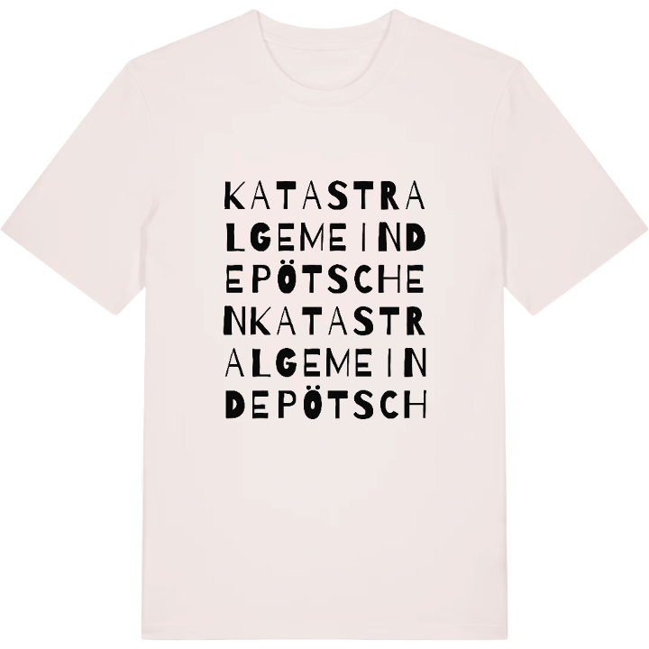 Katastralgemeinde Pötschen ordlek t-shirt – t-shirt från PinShirt