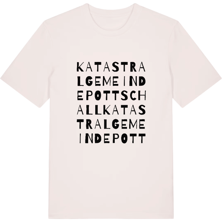Katastralgemeinde Pottschall ordlek t-shirt – t-shirt från PinShirt