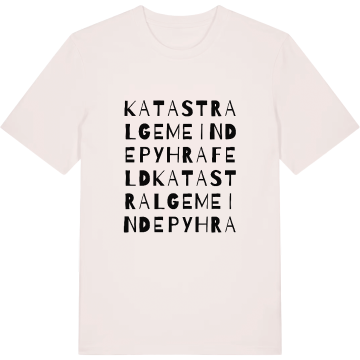 Katastralgemeinde Pyhrafeld ordlek t-shirt – t-shirt från PinShirt