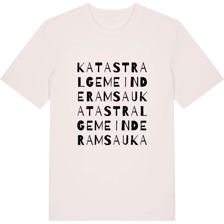 Katastralgemeinde Ramsau ordlek t-shirt – t-shirt från PinShirt