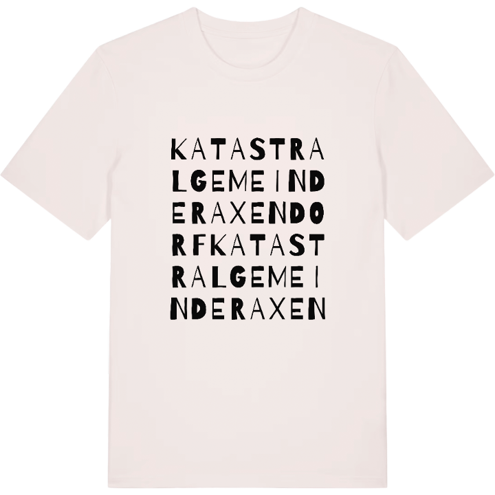 Katastralgemeinde Raxendorf ordlek t-shirt – t-shirt från PinShirt