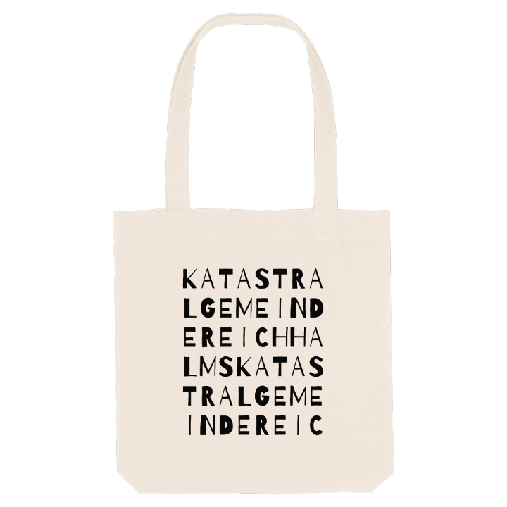 Katastralgemeinde Reichhalms ordlek tygkasse – tygkasse från PinShirt