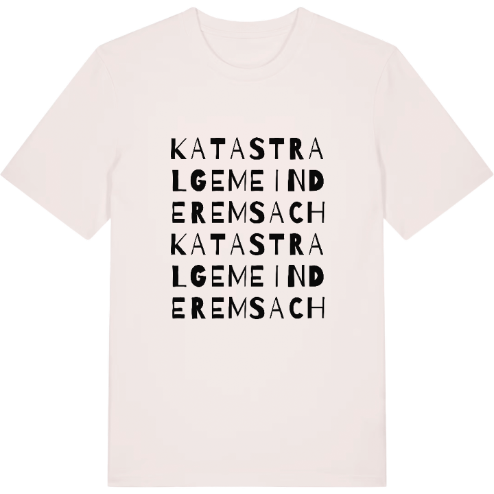 Katastralgemeinde Remsach ordlek t-shirt – t-shirt från PinShirt